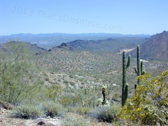 Once you're up here and see this vista, the slow rock & roll crawl to get up here is forgotten.