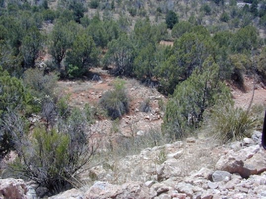 While on that section of rocks, I stopped to shoot the valley below. Pretty!