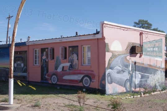 Murals don't help the retro look a bit, but they do get attention.