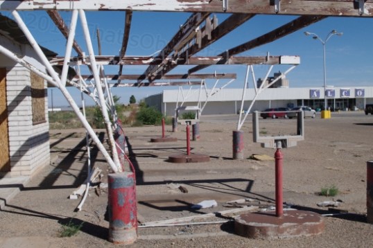 A drive-in that is no more.