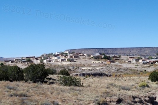 Oh, I think I see the mission church at this point, revealed here just to left of center.