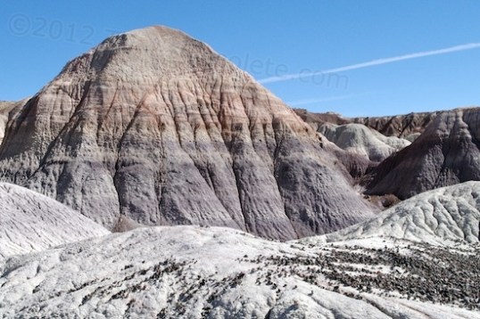 This, in so many words, is 100% river bottom, now laid bare from erosion.