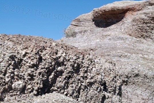 The sense of scale is often hard to gauge. Lens to cliff here is little more than a car length.