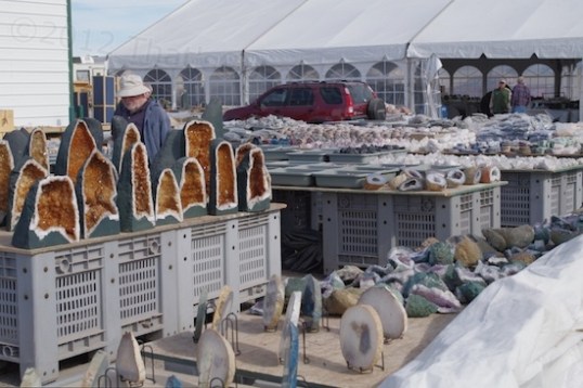 I find the geodes impressive, but I've never owned a home where it would "fit in" if you know what I mean.