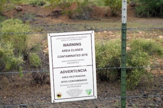 I don't know what the deal is here yet, though the surface is blackened all around.