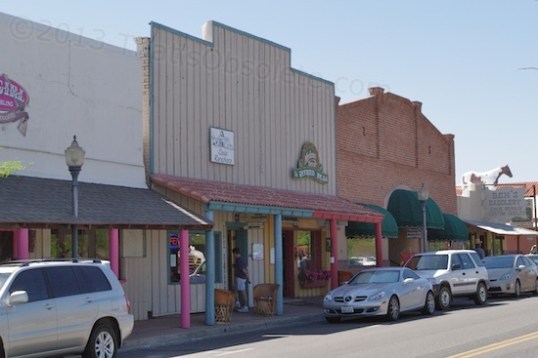 Just some typical shops along the main drag.