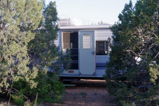 The tiny red tin sign on the door says “REST ROOM”, and it is.