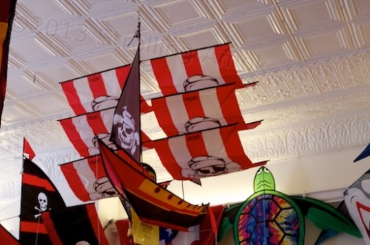 A local kite shop is filled with highly unusual creations, all for sale.