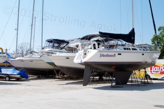 I'm guessing there were more sailboats in the area than motorboats.