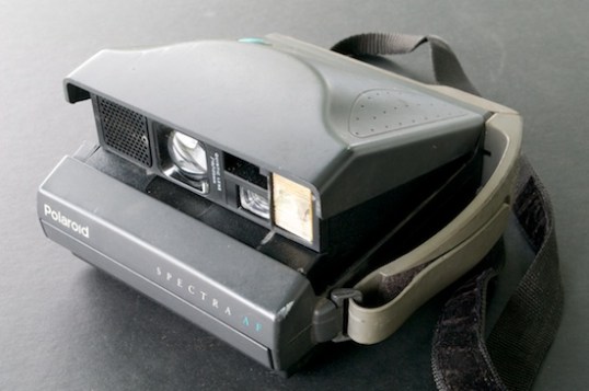 This Polaroid Spectra is one of the successors to the SX-70, but is much more automatic, tougher, and less expensive.