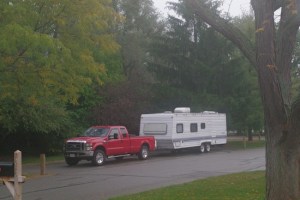 Temporary parking in Indianapolis, Indiana with only a plumbing leak to show up as a problem, so far.