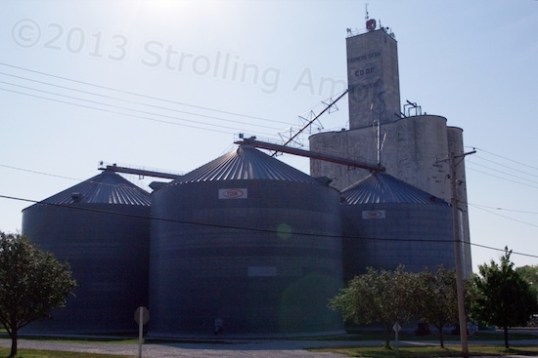 The grain co-op points to what rural living centers on around here.