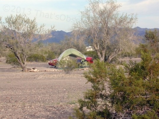 People do car camp in the boonies, but not very many.
