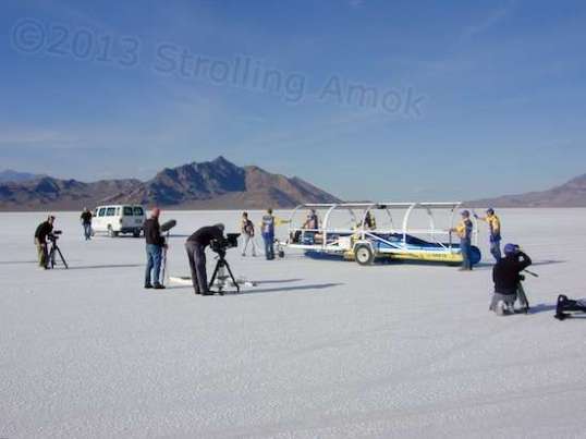 It was a bit like watching a movie scene being shot, what with the multiple cameras and multiple takes.