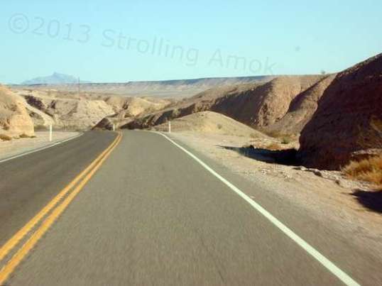Still near Lake Mead, the landscape is right there near you.