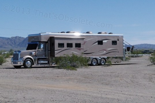 This Class C is astounding, based on a heavy-duty truck chassis instead of a van. The advantage here is engine access and generic components for servicing.