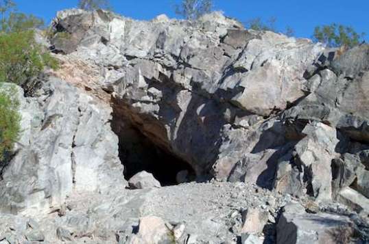 We passed by this cave on the way in.