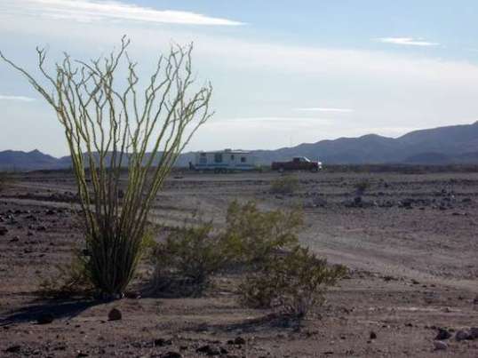 I'm about a half-mile away from that signed entrance.