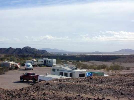 You've seen vistas, and now, this is the pits - Gravel Pit Road. This lower area offers respite from the wind as well as a relatively miserable cellular signal.