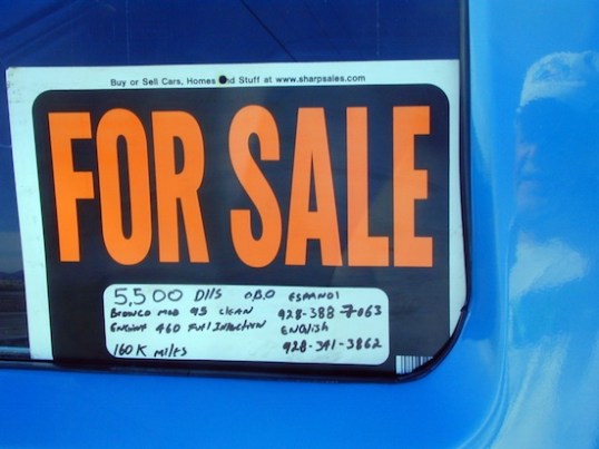 Interpretation of For Sale signs is sometimes needed.