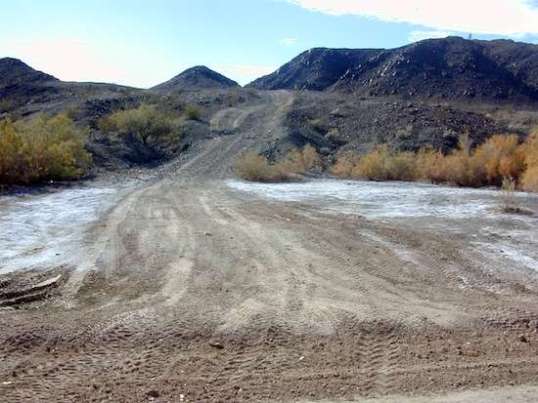 One of the trails leading away from the lake promises solitude.