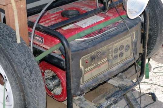 Nope, it's not a new whisper-quiet Yamaha or Honda generator, but it does the job it needs to be able to do.