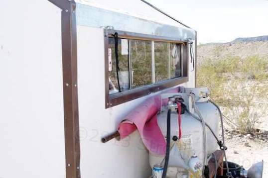 The curtain is on the outside, and fresh air is just a window-slide away.