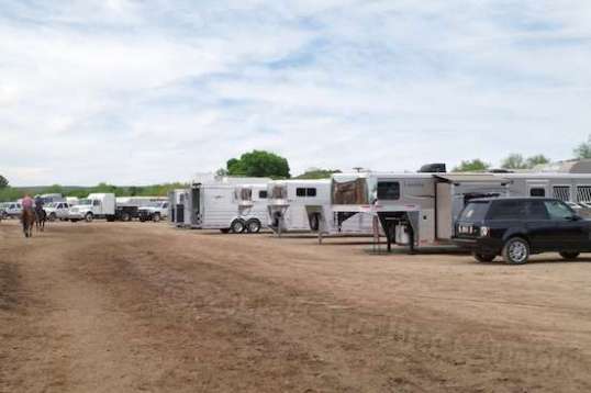 Naturally, there were tons of horse trailers, including a few from dealers on display.