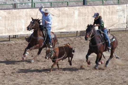 The forward edge of the noose drops a bit...