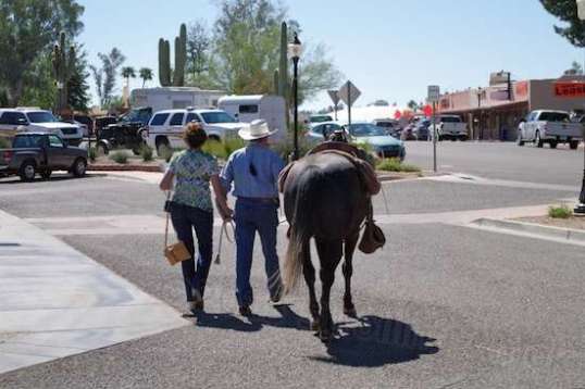 This was nice to see - unless of course she was actually escorting him back home...