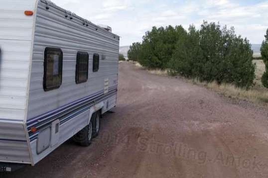 What's going on here? Just a low spot.