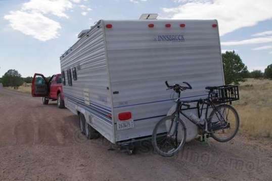 I drove around this low spot as far as I could, but got out to see how my rear skids were doing.