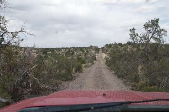 The trailer is probably a good mile and a half from the south entrance.