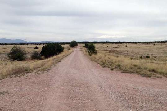 Nearly all of the roadbed is raised a few feet, since even paved roads don't last long when subjected to occasional torrents of water crossing them.