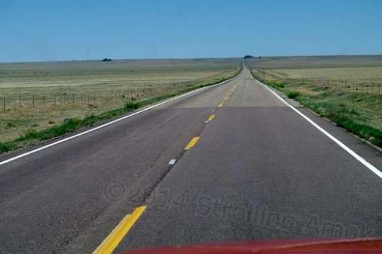 This is far from the longest view I had out there, but still, imagine turning your head slowly to see this all 'round you.