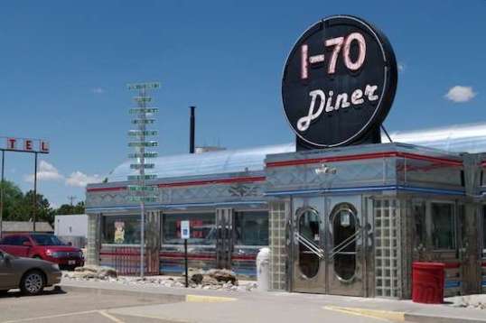 It's the I-70 Diner! Not the cleverest name, but it works for them. How is it that the architecture has such a siren call?  