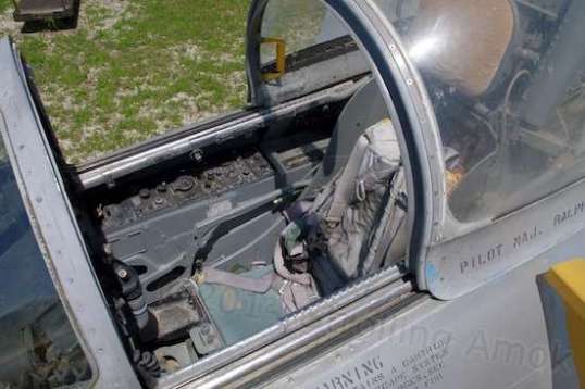 The cockpit of the TA-4 shares the same basic traits as all fighter aircraft. Stark. With all the hype, you keep expecting a really cool cockpit. It's just romance-less, stark  machinery, with just enough protected edges that you won't cut yourself.