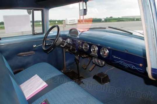 The pad notes that its engine was transplanted from a 289 Mustang, along with a 3-speed automatic trans.