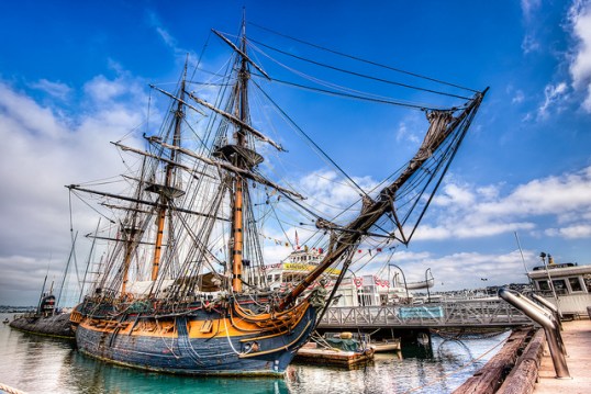 The HMS Surprise.