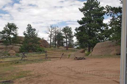 Standing at the front of the trailer, this was the view.