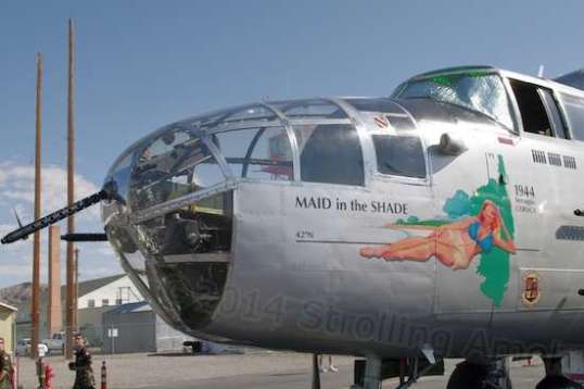 The Maid In The Shade nose art is a nice touch.