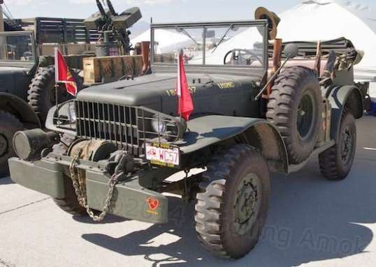 This 1942 Dodge command car had a lot of nice equipment touches, making it look as-used rather than stripped out clean.