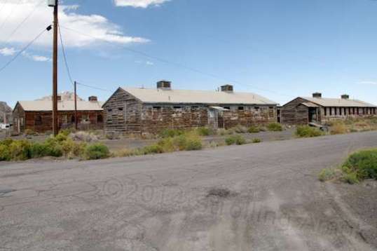 Many abandoned buildings have been left intact beside the airport, and are relatively free of vandalism. When in service, this was a large, important facility, and now has considerable historical significance.