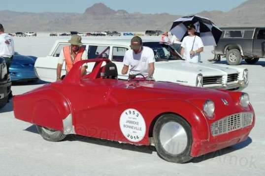 There aren't too many ancient bugeye Sprites that can do over 120 MPH.