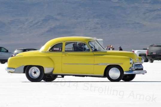 I was surprised to hear what sounded like a straight six in the Chevrolet, since most of them have since been hacked up to take a V8.