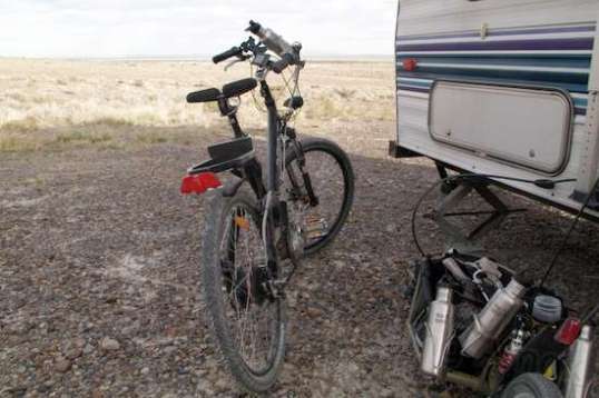 The pack mule in repose.