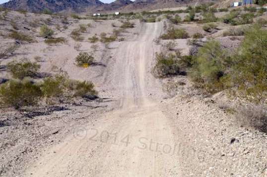 A little farther on, some rewarding hills to add interest.