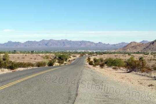 Yay! Quartzsite is off in the distance.