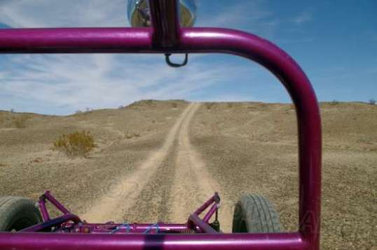 On tour and about to head through some twisty scrub.