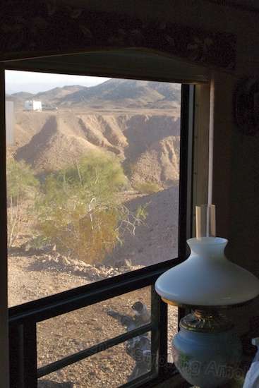 As long as my wheel chocks hold, I'll have a pretty view out the window each day.